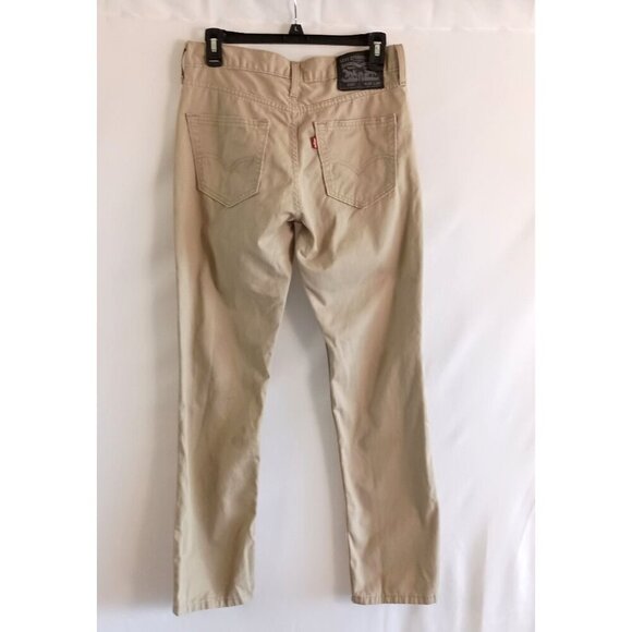 Levi’s 514 Straight Fit Jeans Men’s 29x30 100% Cotton Tan Khaki Casual Pants - Picture 4 of 8